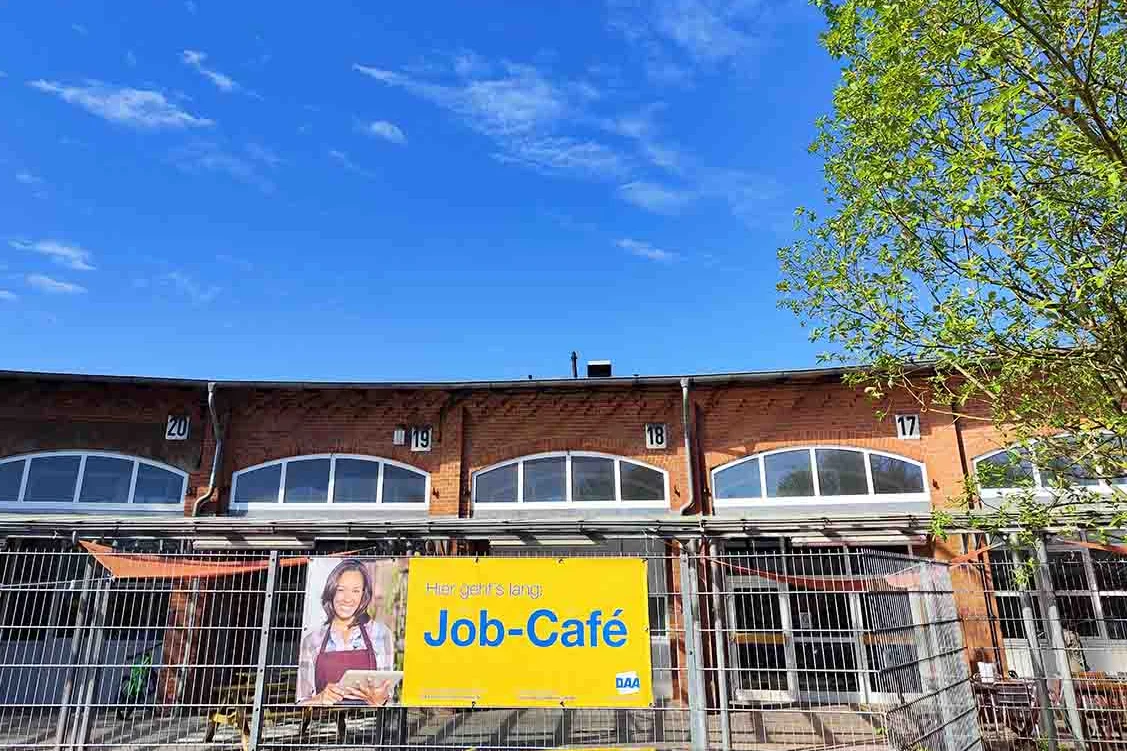 Außenansicht des Job-Café der DAA Nordost in Uelzen