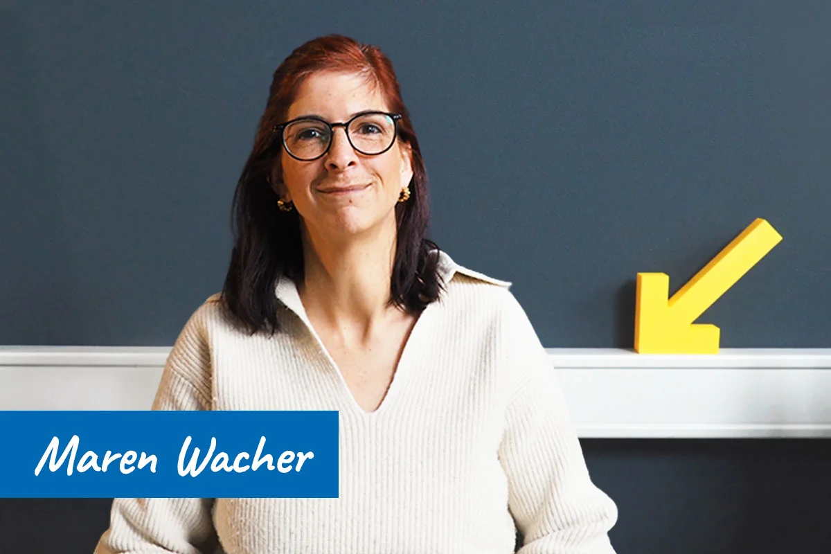 Mitarbeiterin der INT Jugenhilfe M. Wacher